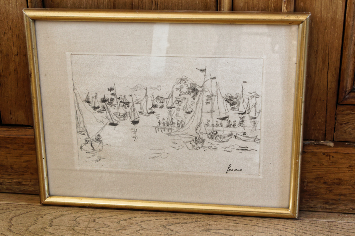 VENDU - Dessin à la mine de plomb - Jean Fusaro – Image 5