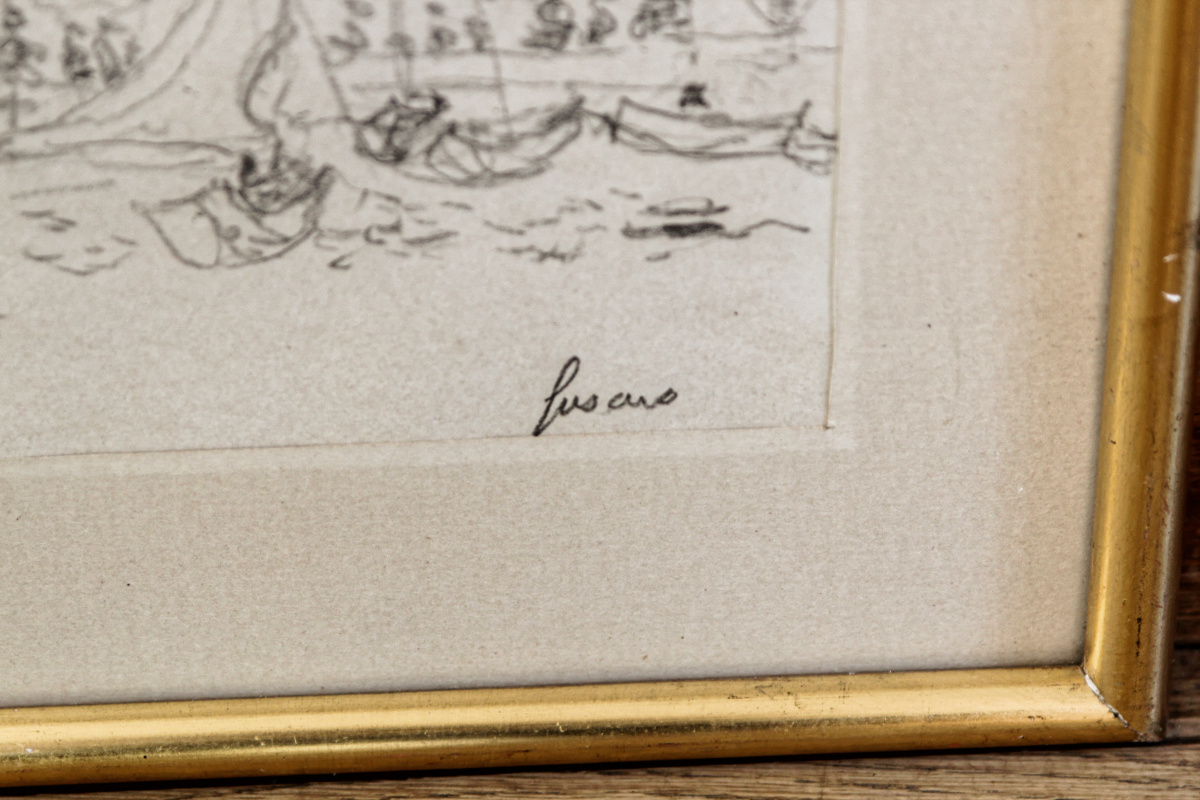 VENDU - Dessin à la mine de plomb - Jean Fusaro – Image 3