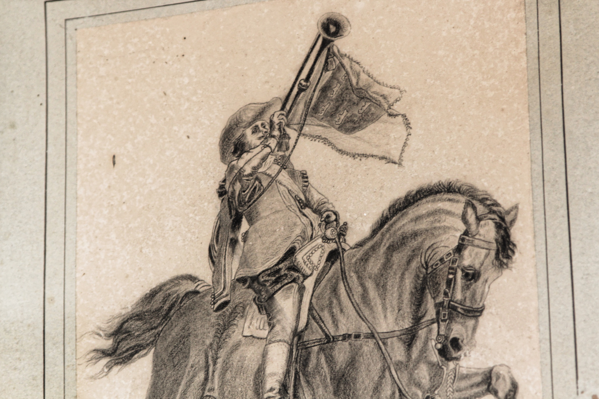 Mousquetaire à cheval - dessin à la mine de plomb – Image 6