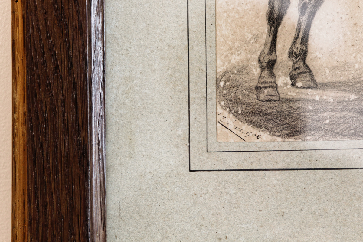 Mousquetaire à cheval - dessin à la mine de plomb – Image 3