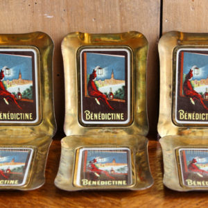 Lot de 6 ramasse monnaie art déco - Bénédictine