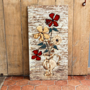 Plaque en lave émaillée - JG Picard - Vallauris