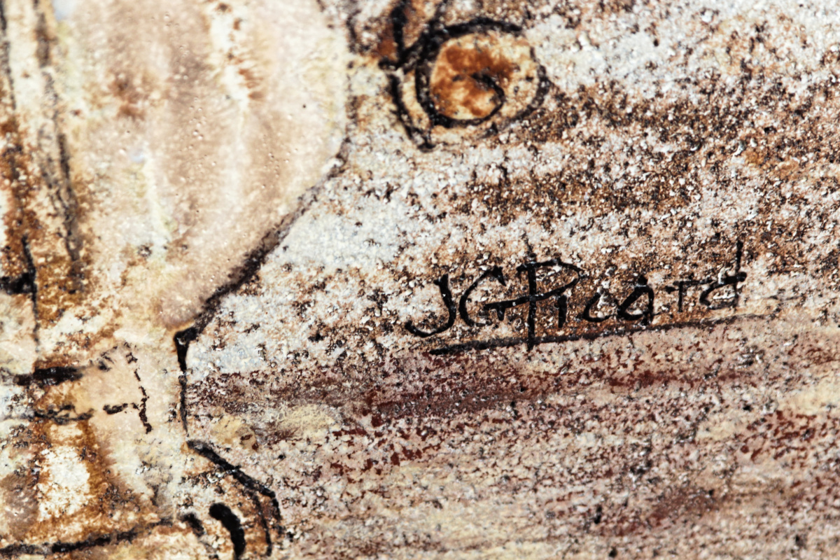 Plaque en lave émaillée - JG Picard - Vallauris – Image 2