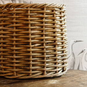 VENDU - Grand panier circulaire en rotin