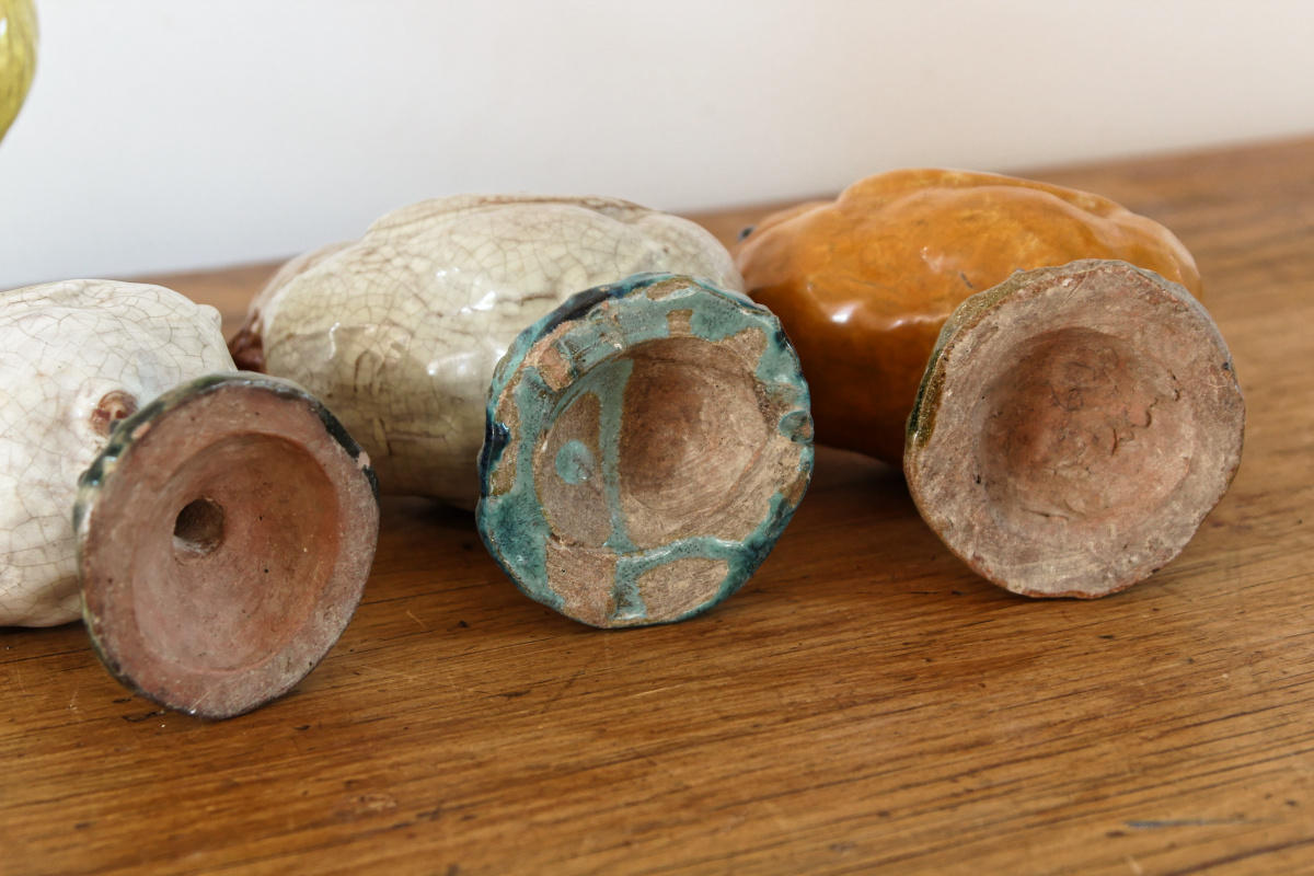 Lot de 6 poussins en majolique - origine Bavent – Image 7