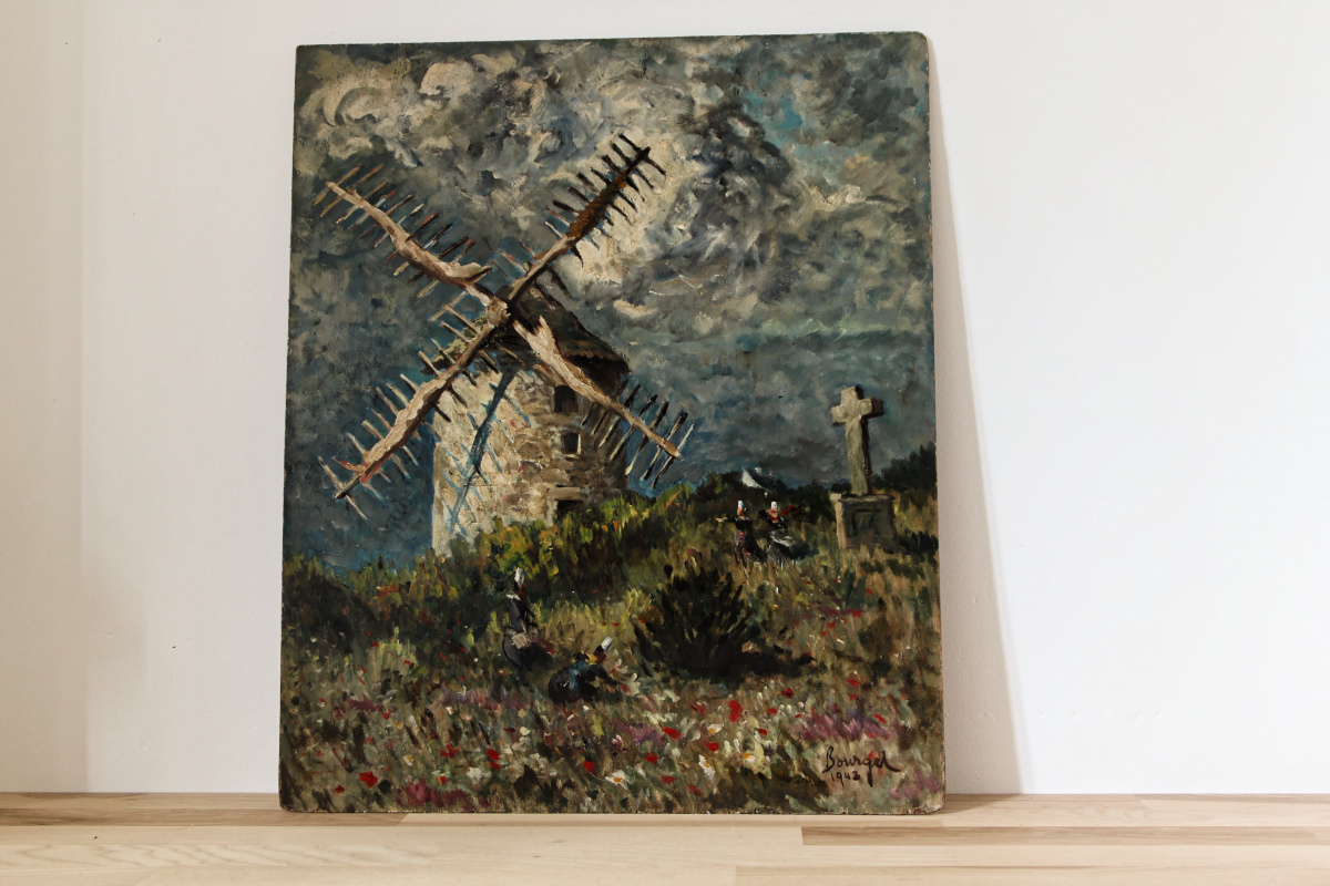 Huile sur panneau - Moulin de Kerné – Image 8