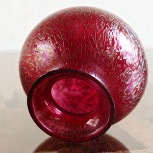 Vase "mimosa" Loetz - verre irisé