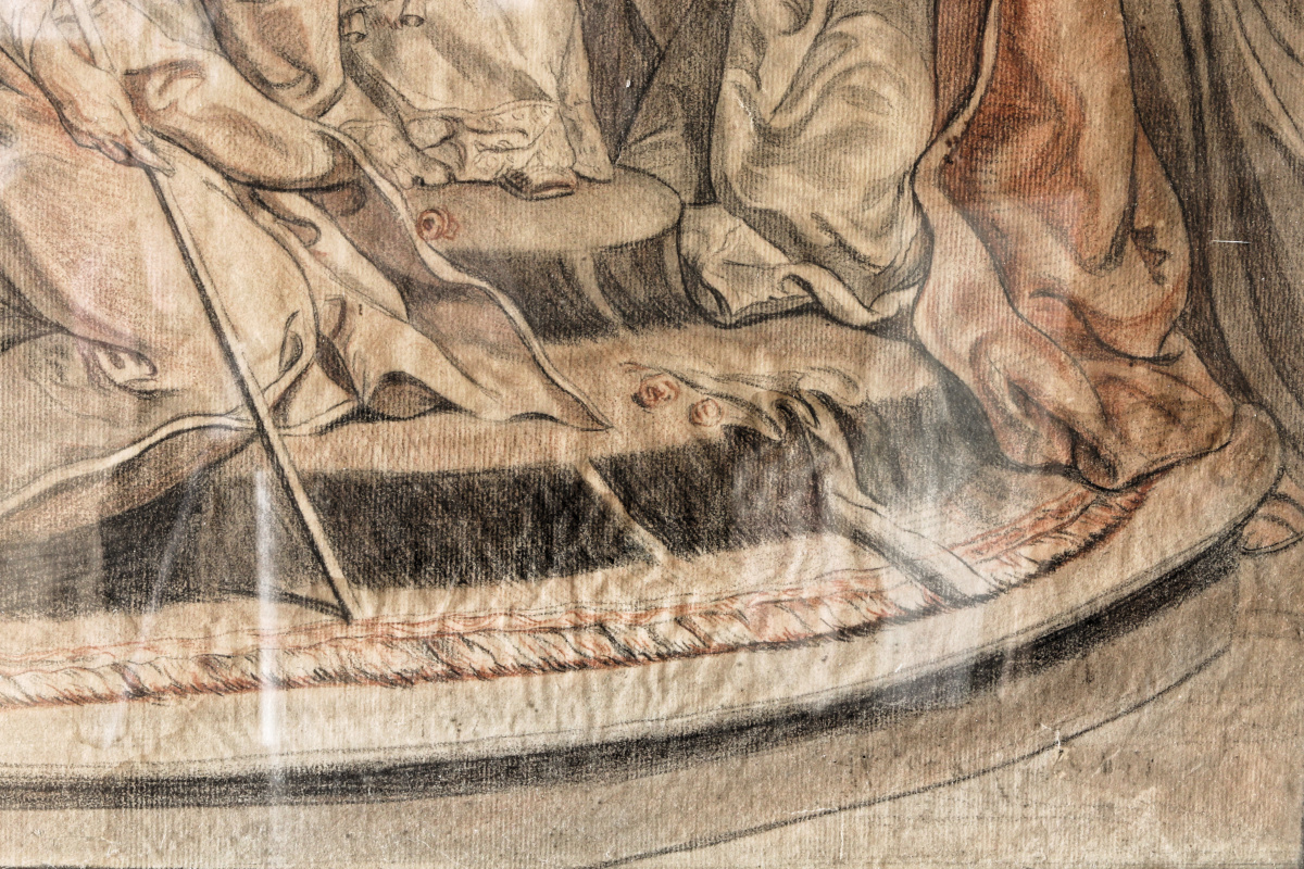 Le mariage de la vierge, d'après Carle Van Loo, XVIIIème siècle – Image 8